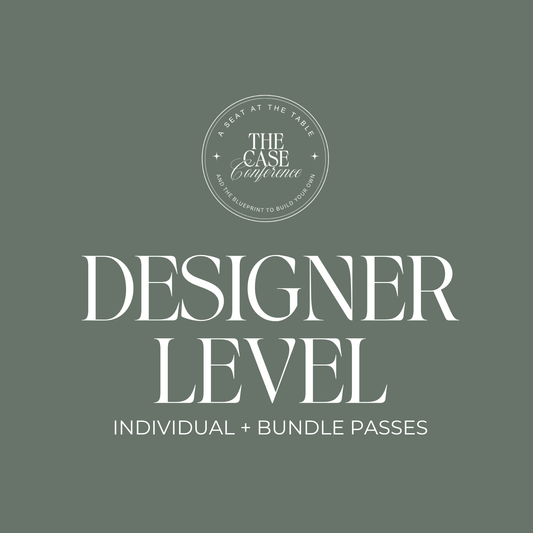 The Case Conference 2025 - Designer Level Passes